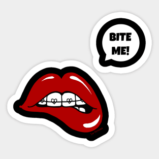 Bite Me! Sticker